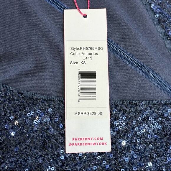 NWT | Parker | Petrina Sequin Top | Blue | XS - Picture 9 of 16